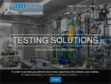 Tablet Screenshot of api-com.it